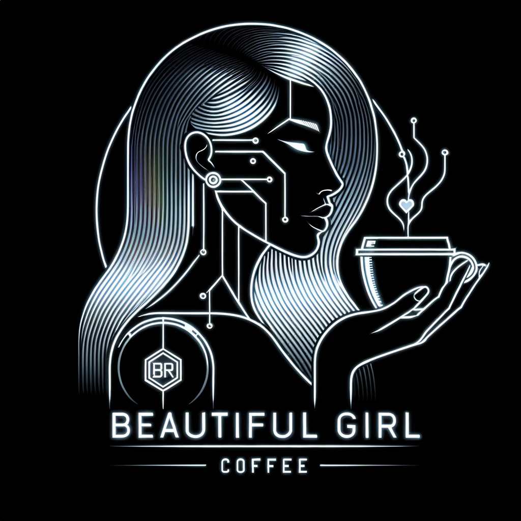 Beautiful Girl Coffee Logo